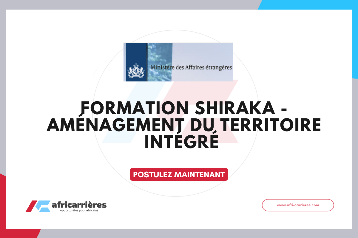Formation Shiraka 2026 - Aménagement du territoire intégré (2026)
