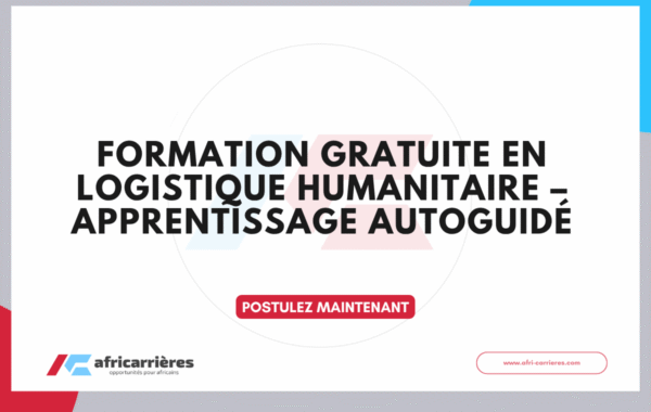 Formation en Logistique Humanitaire – Apprentissage Autoguide