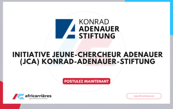 Initiative Jeune Chercheur Adenauer JCA 2026 Konrad Adenauer Stiftung