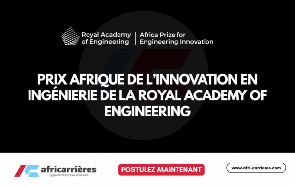 Prix Afrique 2027 de linnovation en ingenierie de la Royal Academy of Engineering
