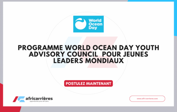 World Ocean Day Youth Advisory Council pour jeunes leaders mondiaux 2026
