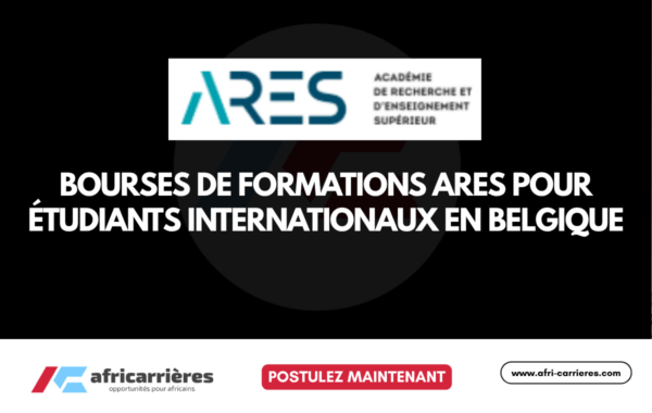 Bourses de formations ARES pour étudiants internationaux en belgique