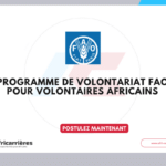Programme de volontariat de la FAO 2026 pour volontaires africains 6 Programme de volontariat de la FAO 2026 pour volontaires africains