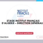 Offre de stage – Institut Français d’Algérie (IFA) – Janvier à juin 2027