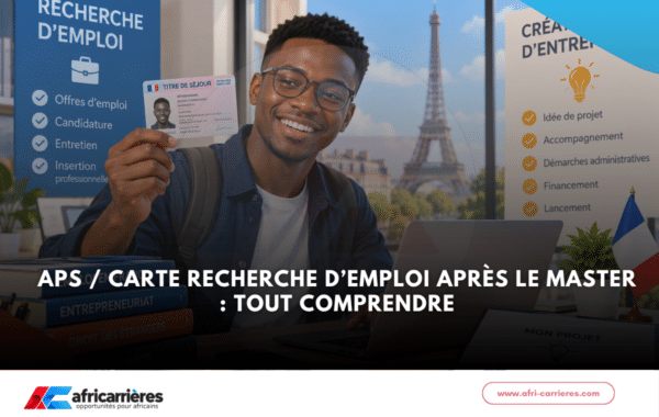 APS carte recherche demploi apres le master tout comprendre