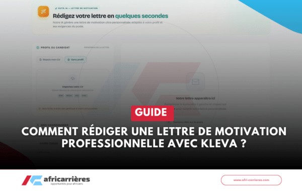 Comment rediger une lettre de motivation professionnelle avec Kleva