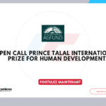 Prix International Prince Talal 2026 pour le Développement Humain : 1 million USD pour récompenser les projets à fort impact social