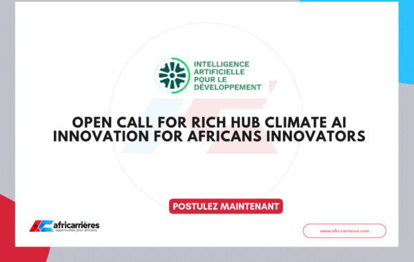 RICH Hub Climate AI Innovation 2026 for africans innovators